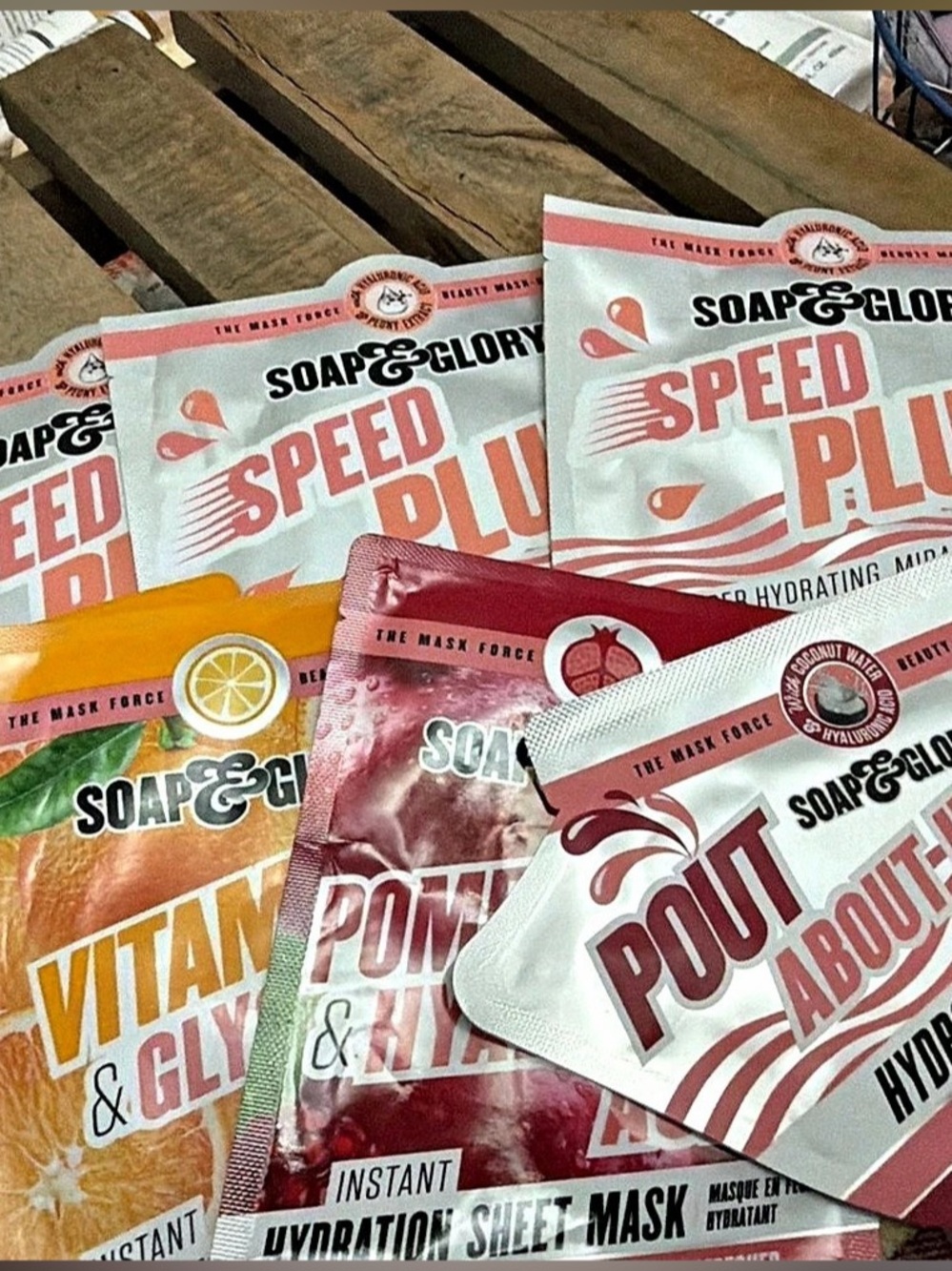 Soap & Glory Sheet & Hydrogel Masks NWT